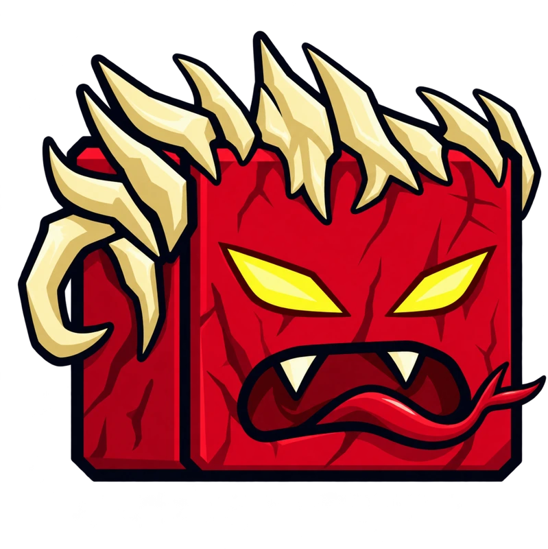 Helios, the bone-crowned crimson snake cube